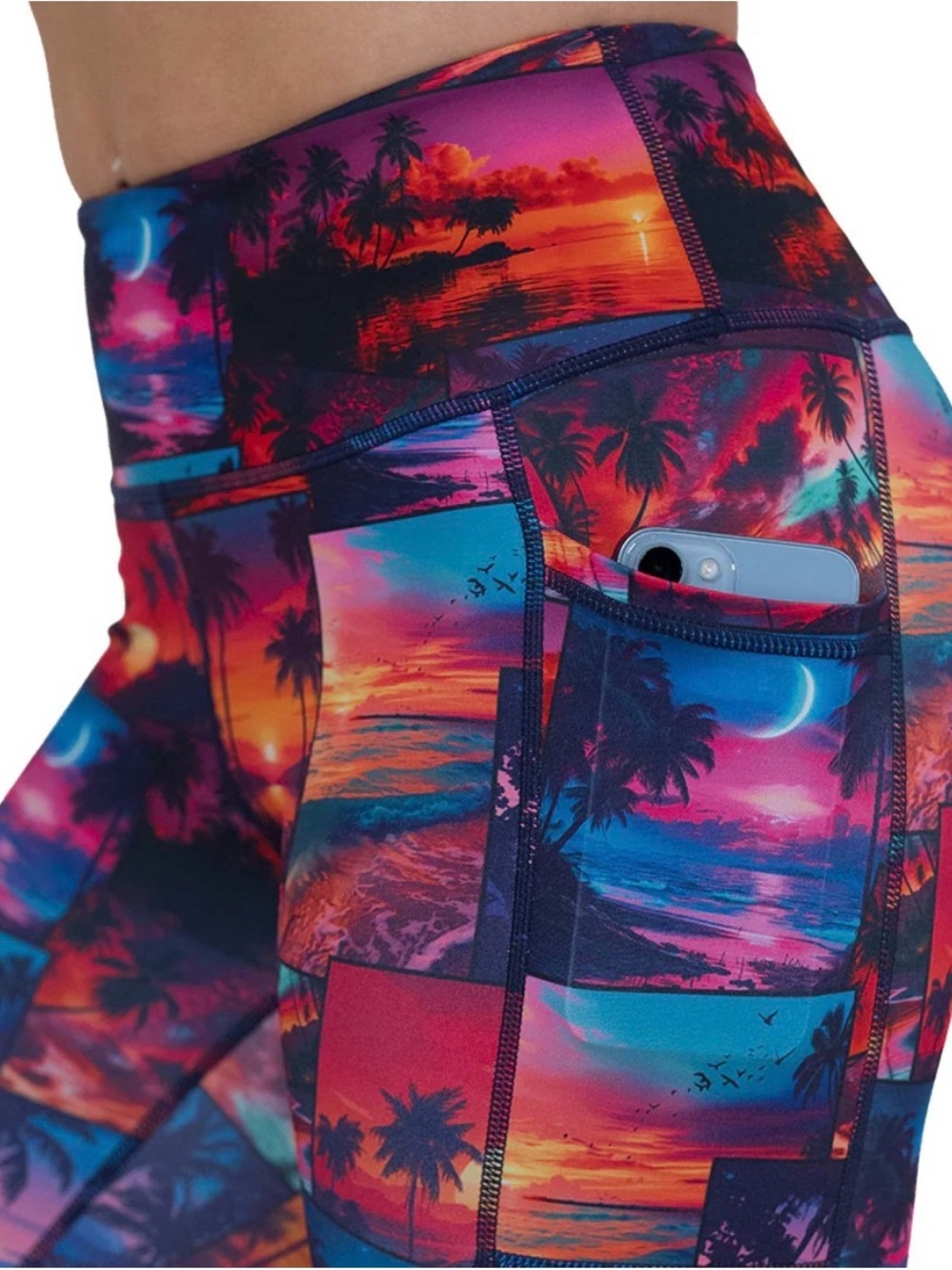 Sunset Snapshot CVG High-Waist Pocket Capri